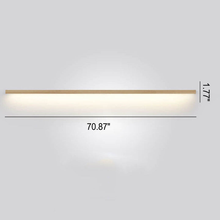 Azura | ZenBeam Japanese LED Wall Light | Solid Wood Design | Modern Accent Lighting