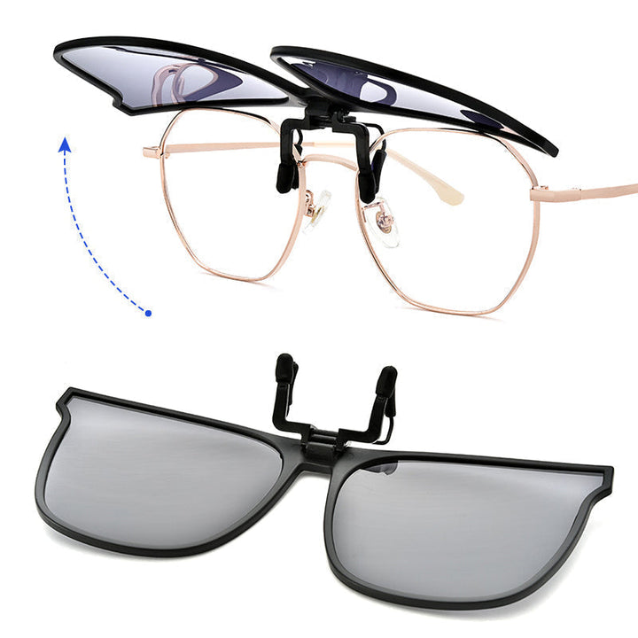 Azura | New polarized clip-on folding sunglasses