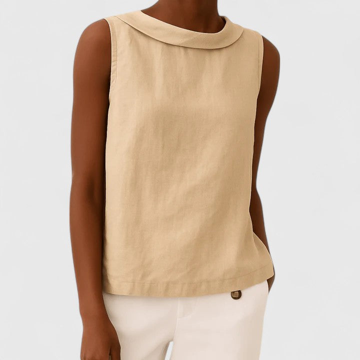 MIA – CLASSIC EASE SLEEVELESS BLOUSE