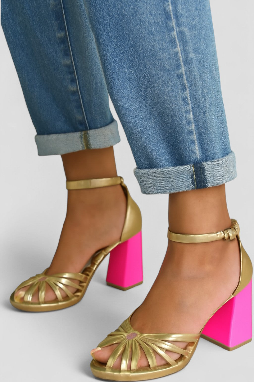Milviana | Classic Sandals with Ankle Strap and Open Toes