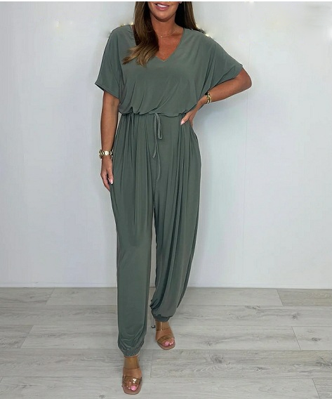 Mila – Comfortable Cotton Jumpsuit