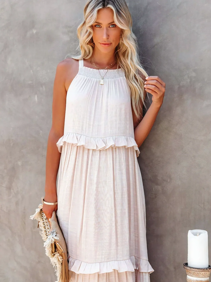 Mabel - Ruffle Breeze Maxi Dress