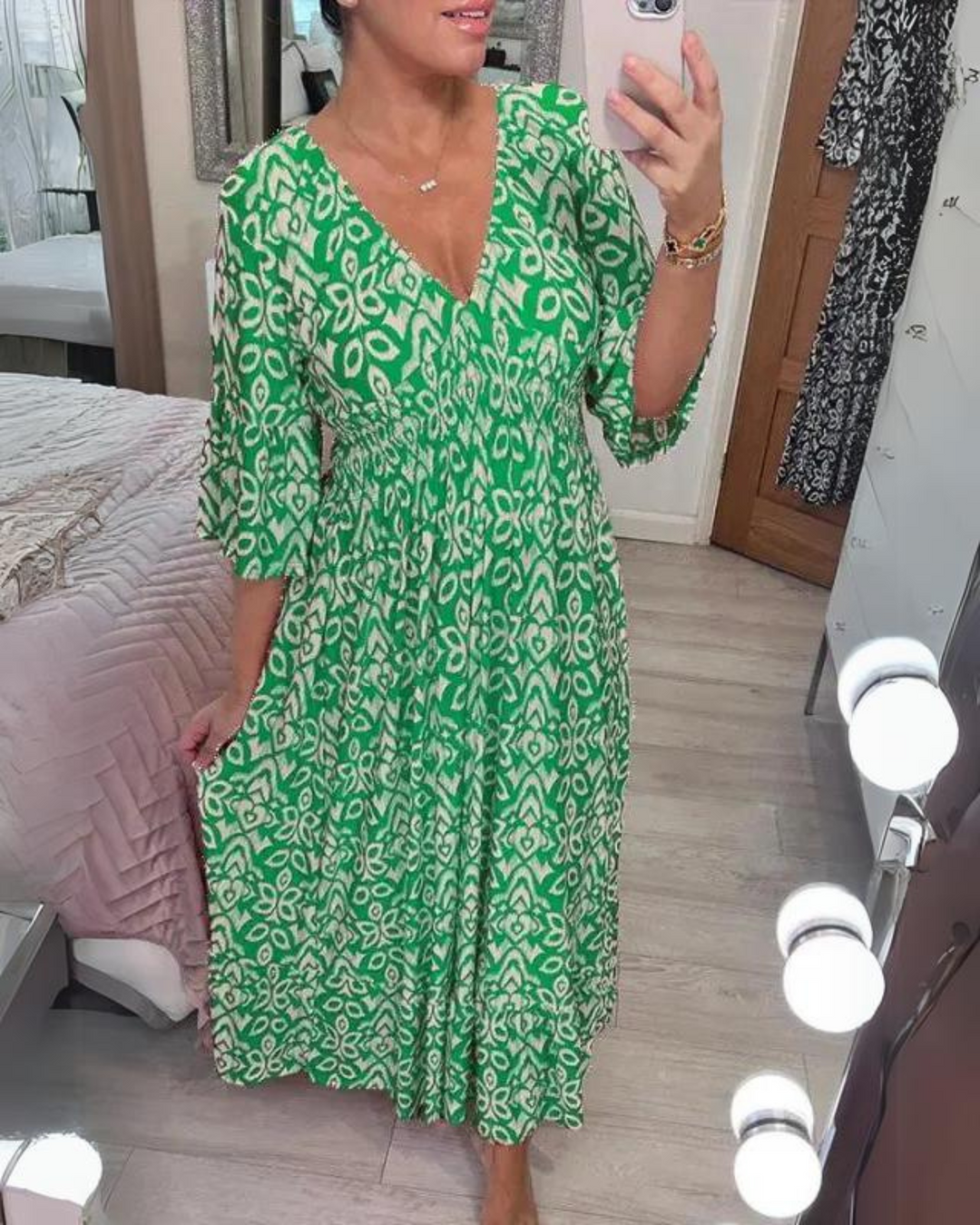 AIRE - Elastic Boho Dress