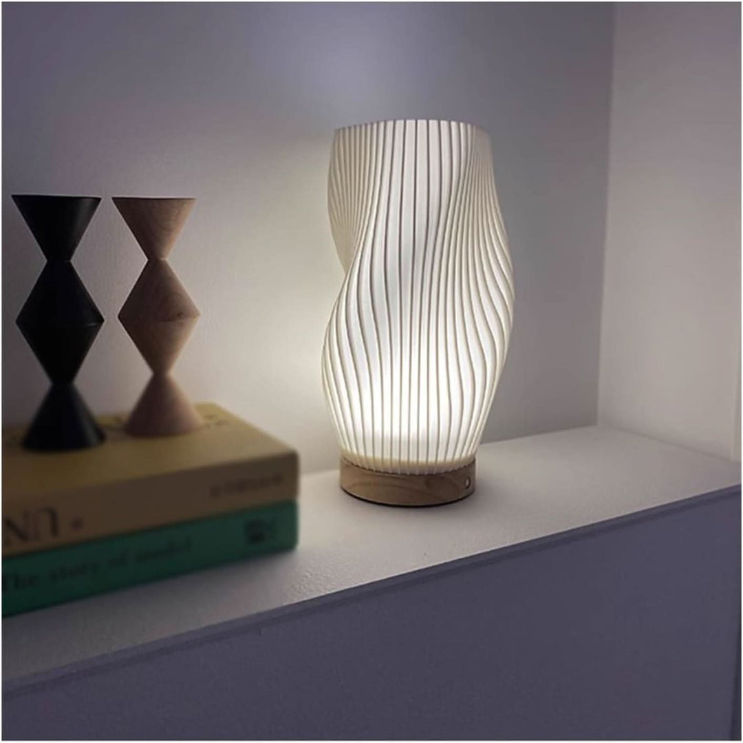 BowLift | Wavecrest Lamp – Sleek USB-Powered Dimmable Table Lamp