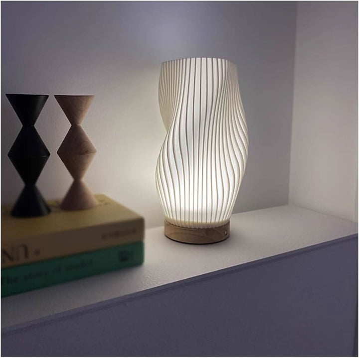 BowLift | Wavecrest Lamp – Sleek USB-Powered Dimmable Table Lamp