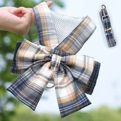 Azura | AURÉLIEN HARNESS – Adjustable dog harness with bow for stylish walks