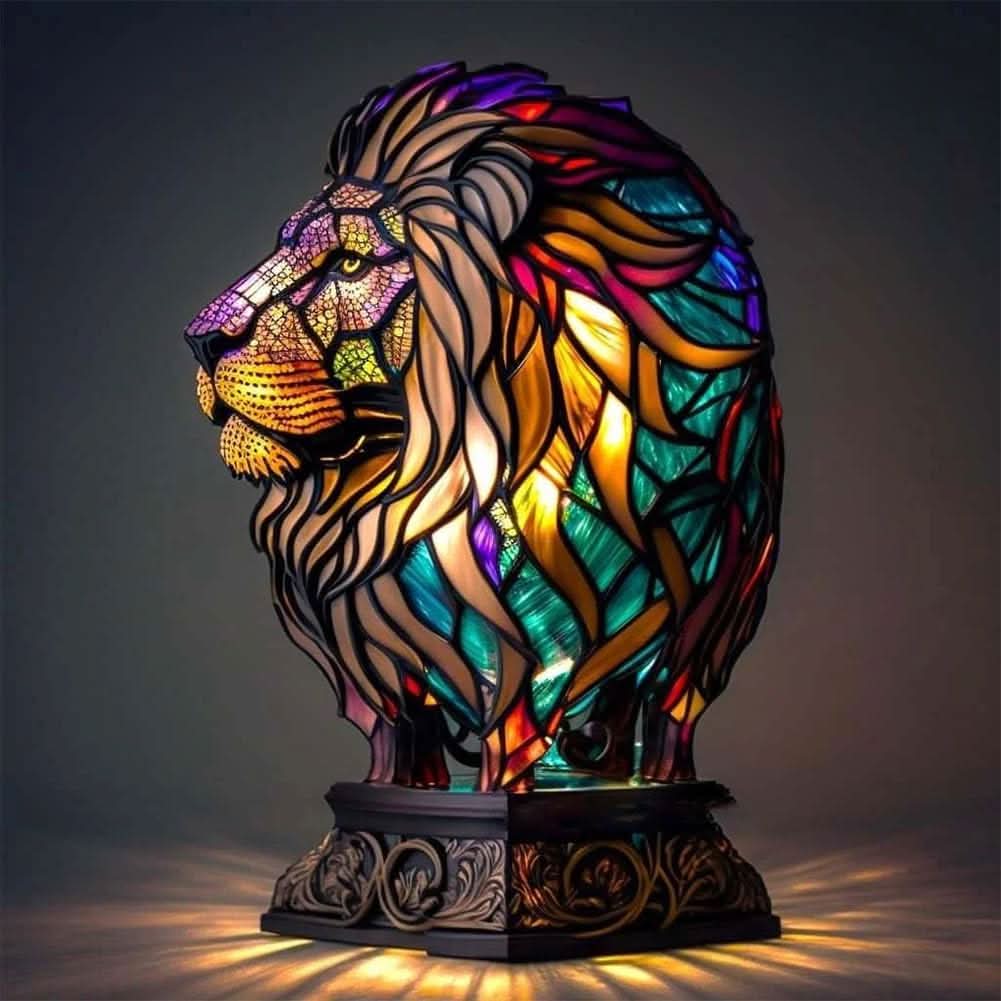 BowLift | LED Dog Table Lamp – Modern Resin Design