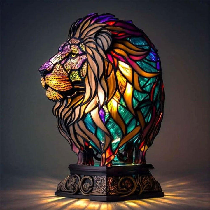 BowLift | LED Dog Table Lamp – Modern Resin Design
