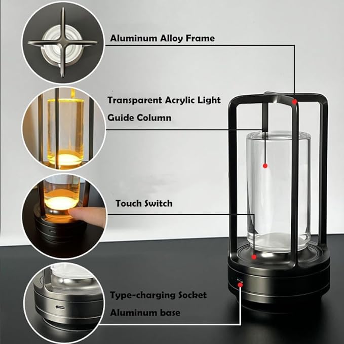 BowLift | Retro Metal Table Lamp