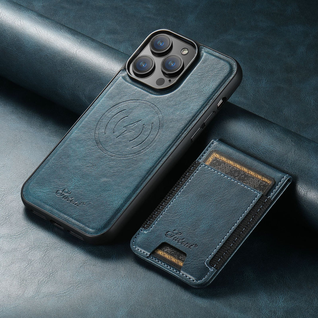 LuxLeather Case - Elegant Leather Phone Case with MagSafe Azura