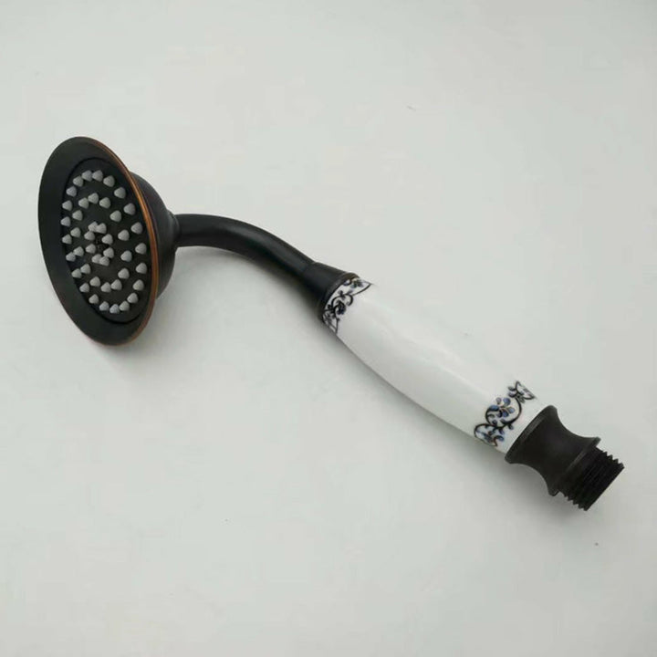 Azura | Traditional Handheld Shower Head with Hose Polished Brass Wall Mounted Shower Head