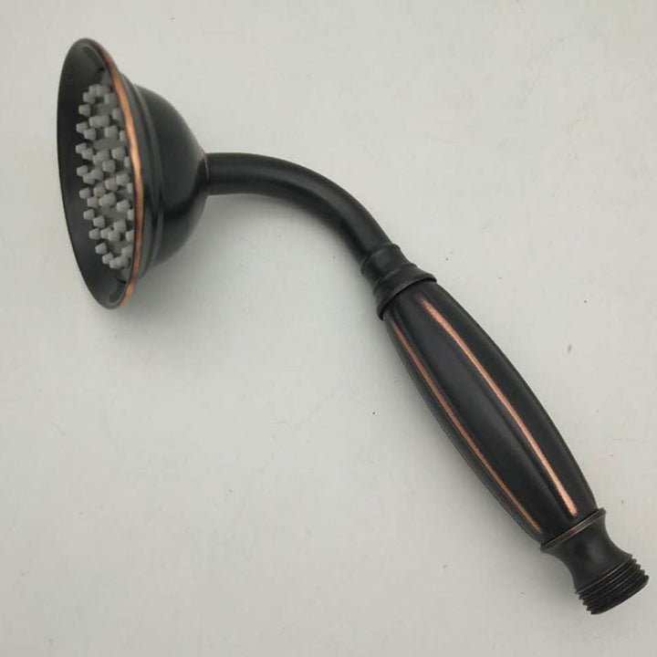 Azura | Traditional Handheld Shower Head with Hose Polished Brass Wall Mounted Shower Head