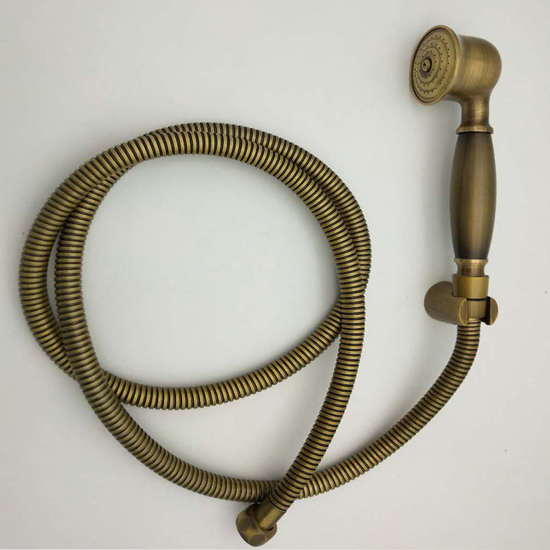 Azura | Traditional Handheld Shower Head with Hose Polished Brass Wall Mounted Shower Head