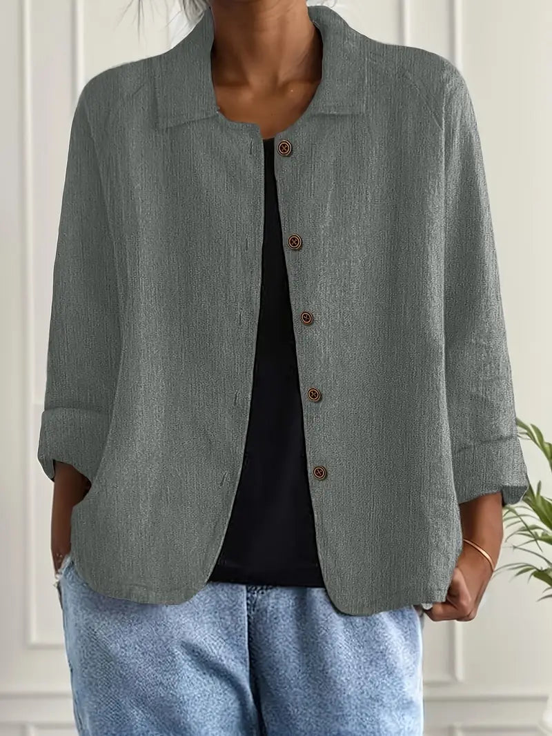 CHARLIE – RELAXED BUTTON-UP JACKET