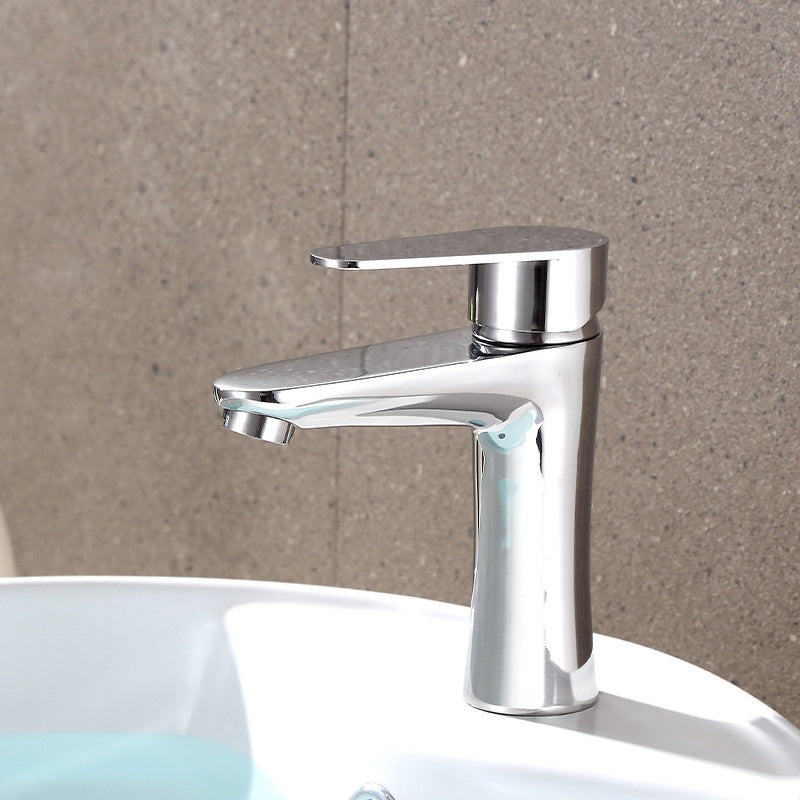 Azura | Modern Basin Tap Monochrome Center Mount Low Arc Faucet for Bathroom