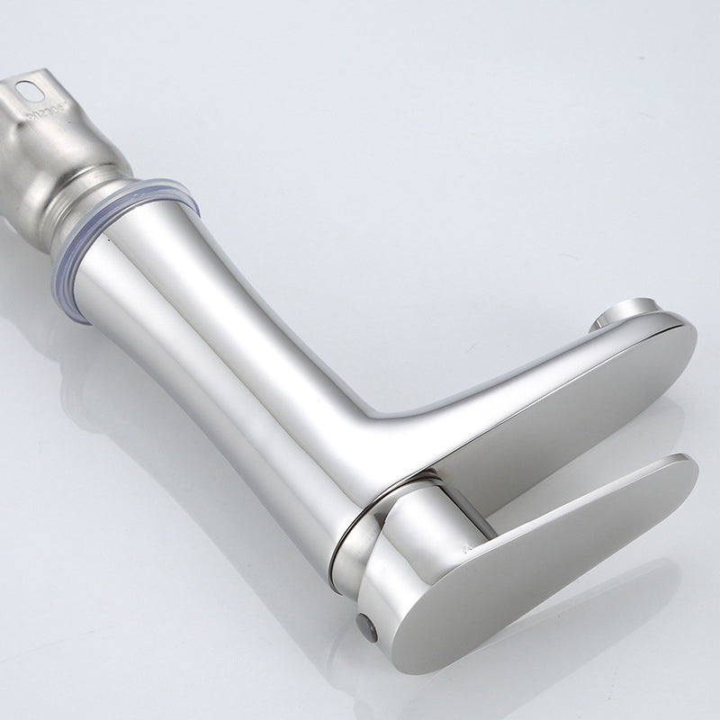 Azura | Modern Basin Tap Monochrome Center Mount Low Arc Faucet for Bathroom