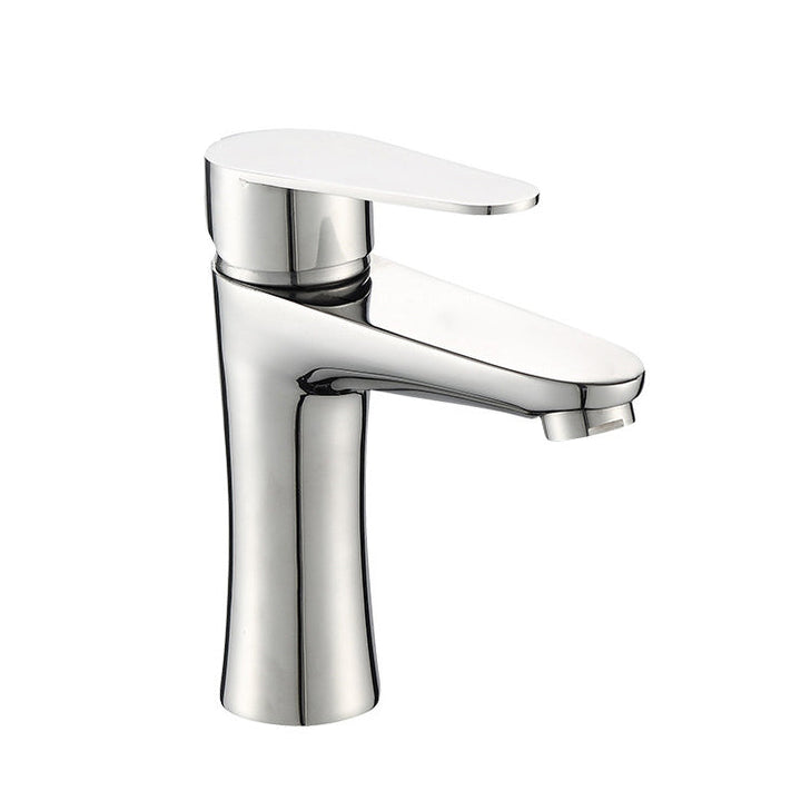 Azura | Modern Basin Tap Monochrome Center Mount Low Arc Faucet for Bathroom