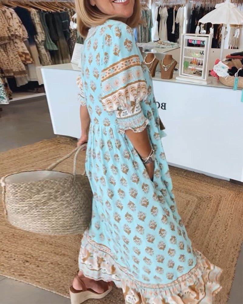 HILEY - Casual Printed Dress