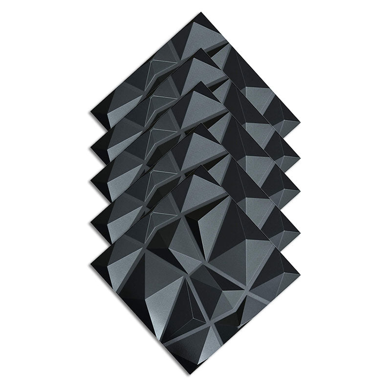 Azura | Square Interior Wall Cladding Peel and Stick Texture Effect Wall Cladding