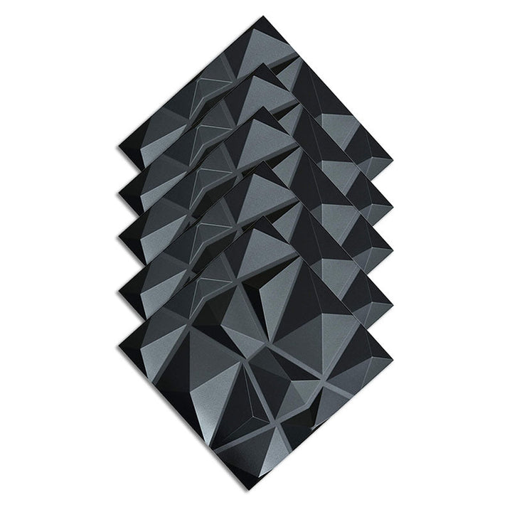 Azura | Square Interior Wall Cladding Peel and Stick Texture Effect Wall Cladding