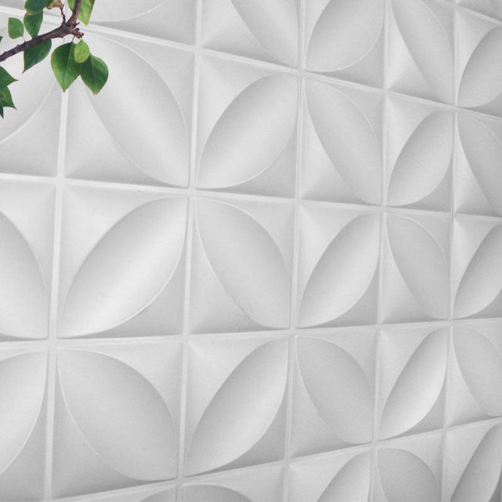 Azura | Square Interior Wall Cladding Peel and Stick Texture Effect Wall Cladding
