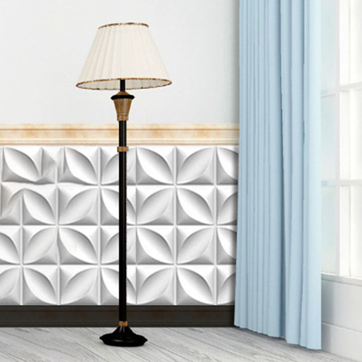 Azura | Square Interior Wall Cladding Peel and Stick Texture Effect Wall Cladding