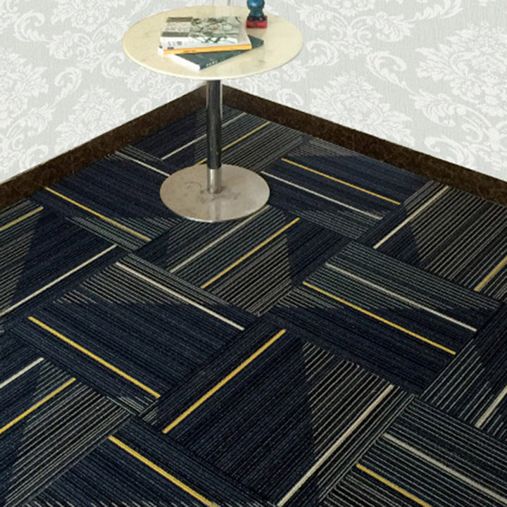 BowLift | Dark Color Level Loop Carpet Tile Non-Slip Self-Adhesive Indoor Office Carpet Tiles