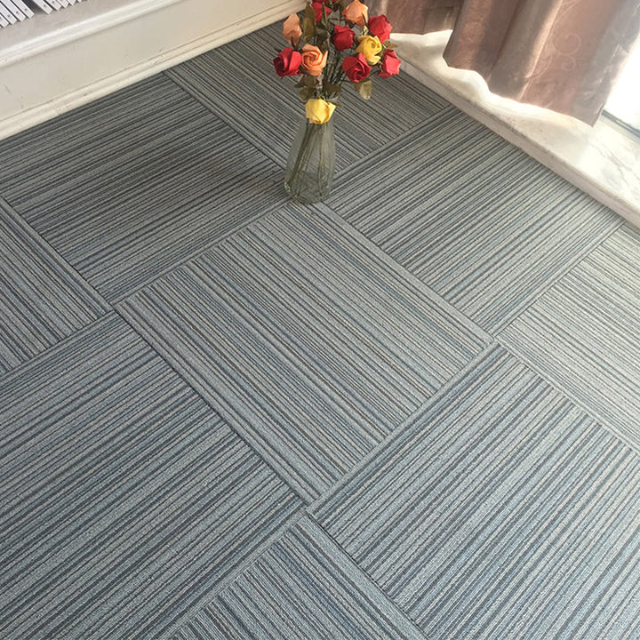 BowLift | Dark Color Level Loop Carpet Tile Non-Slip Self-Adhesive Indoor Office Carpet Tiles