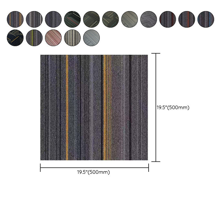 BowLift | Dark Color Level Loop Carpet Tile Non-Slip Self-Adhesive Indoor Office Carpet Tiles