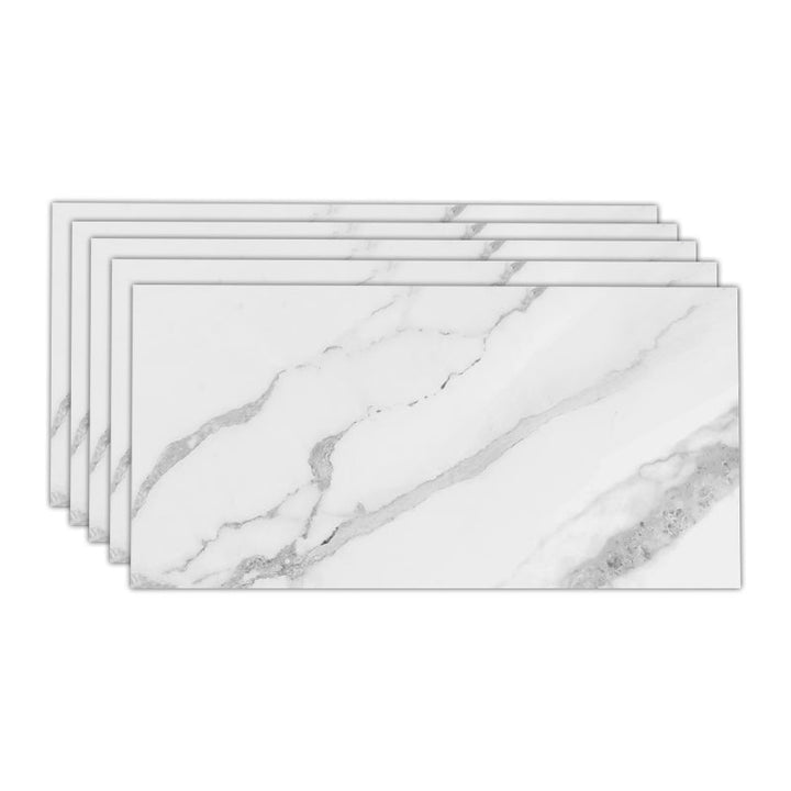 Azura | Multi-Tonal Style Vinyl Plank Peel and Stick Porcelain Tile Look Vinyl Plank Flooring