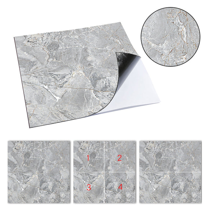 Azura | Multi-Tonal Style Vinyl Plank Peel and Stick Porcelain Tile Look Vinyl Plank Flooring