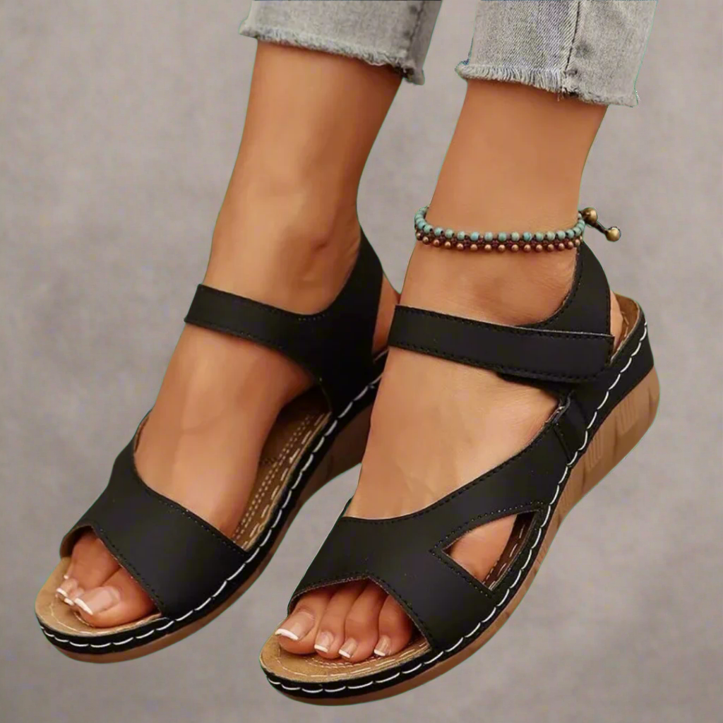 Ilona | Artisan Wedge Sandals Crafted from High-Quality Materials