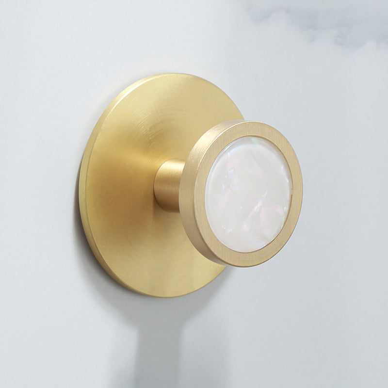 Azura | Polished Brass Bathroom Accessory Set Marble Bathroom Hardware