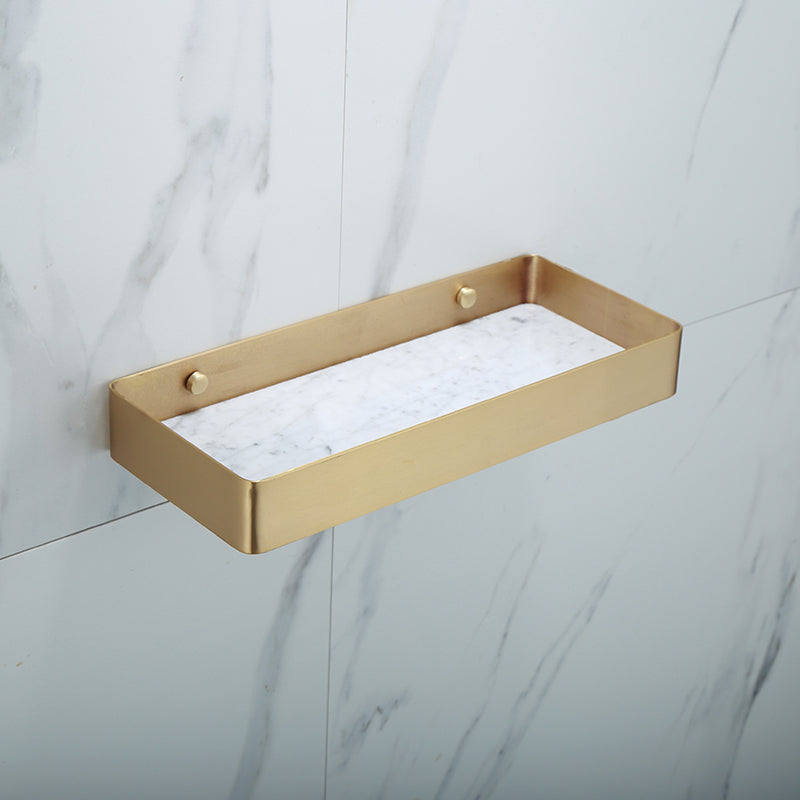 Azura | Polished Brass Bathroom Accessory Set Marble Bathroom Hardware