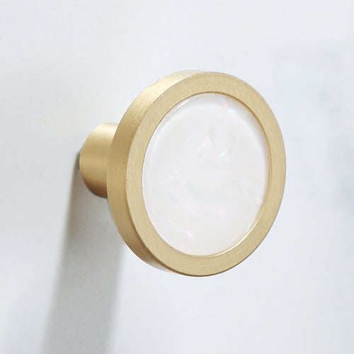 Azura | Polished Brass Bathroom Accessory Set Marble Bathroom Hardware