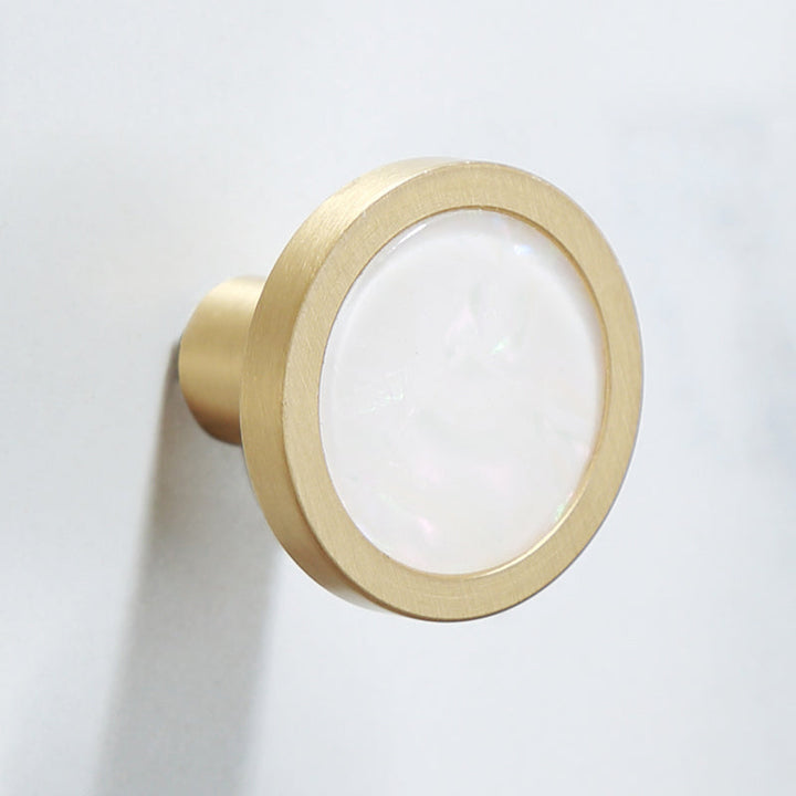 Azura | Polished Brass Bathroom Accessory Set Marble Bathroom Hardware