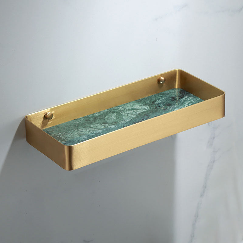 Azura | Polished Brass Bathroom Accessory Set Marble Bathroom Hardware