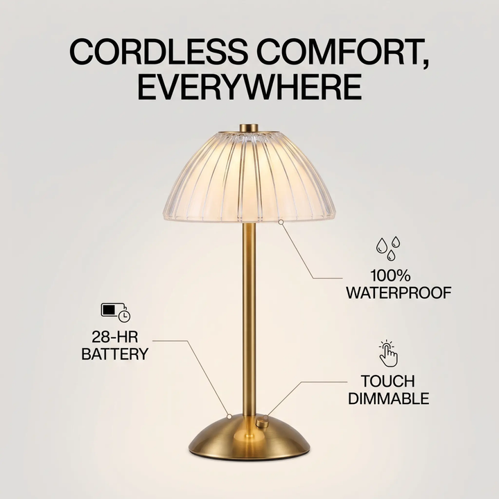 BowLift | Luxe - Rechargeable Wireless Touch Table Lamp
