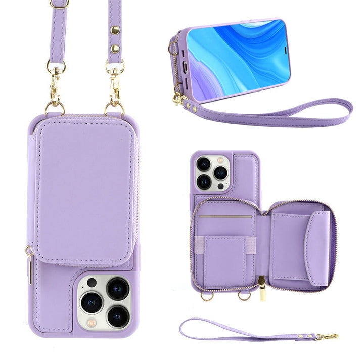 Azura | Phone case with wallet & sling, crossbody handbag