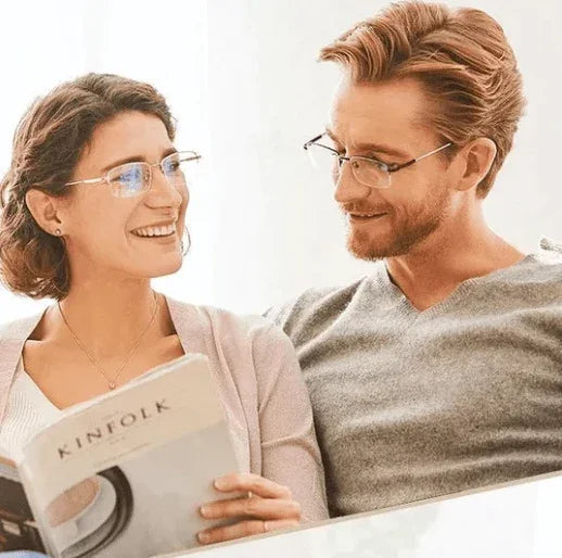 Azura | Progressive reading glasses with high hardness and anti-blue light filter for distance and near viewing
