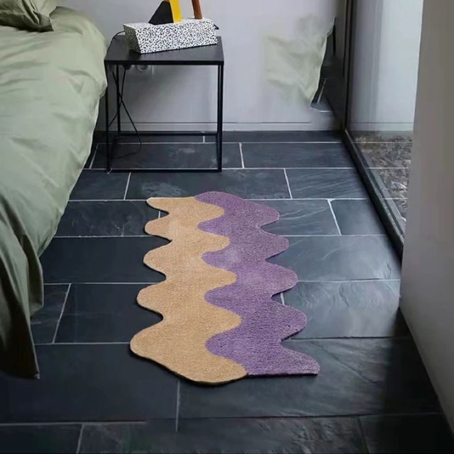 BowLift | Abstract Color Block Rug made of Cotton-Polyester