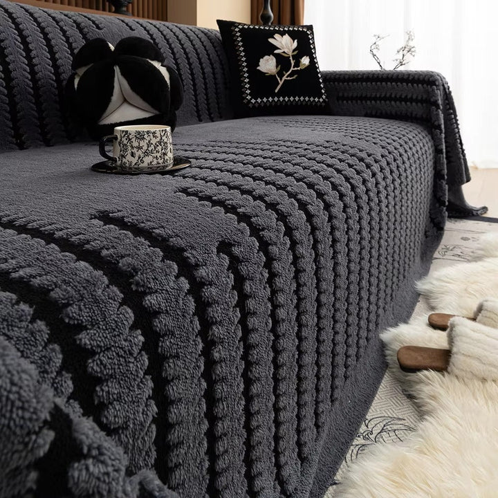 BowLift | Heritage Plush Tufted Sofa Cover
