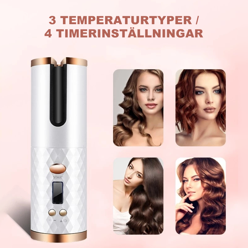 Azura | Cordless automatic rotating curling iron