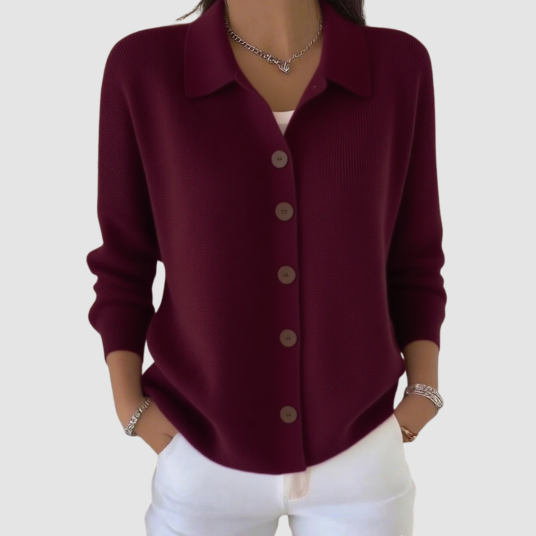 Joanna | Knitted Cardigan with Buttons