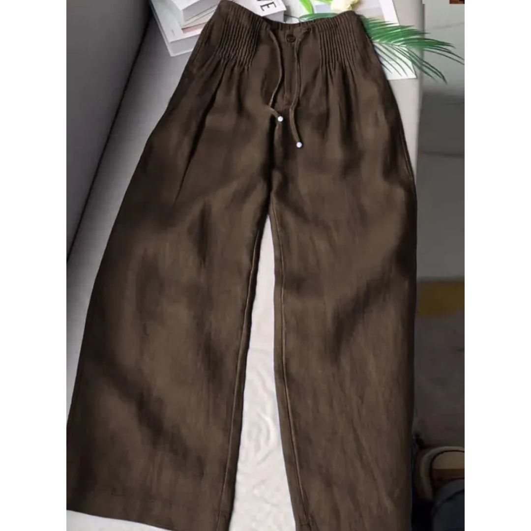 JULES - PLEATED WIDE  LEG TROUSERS