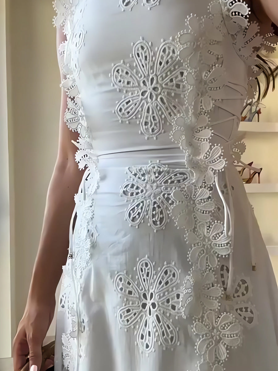 ELENA – GARDEN WHISPER EMBROIDERED MAXI DRESS