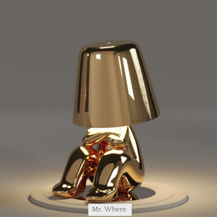 BowLift | 5 Brothers Wireless Table Lamp – Rechargeable LED Designer Lamp with Dimmable Light (Warm White)
