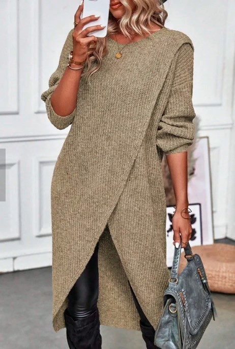 Olivia - Knitted Long Dress