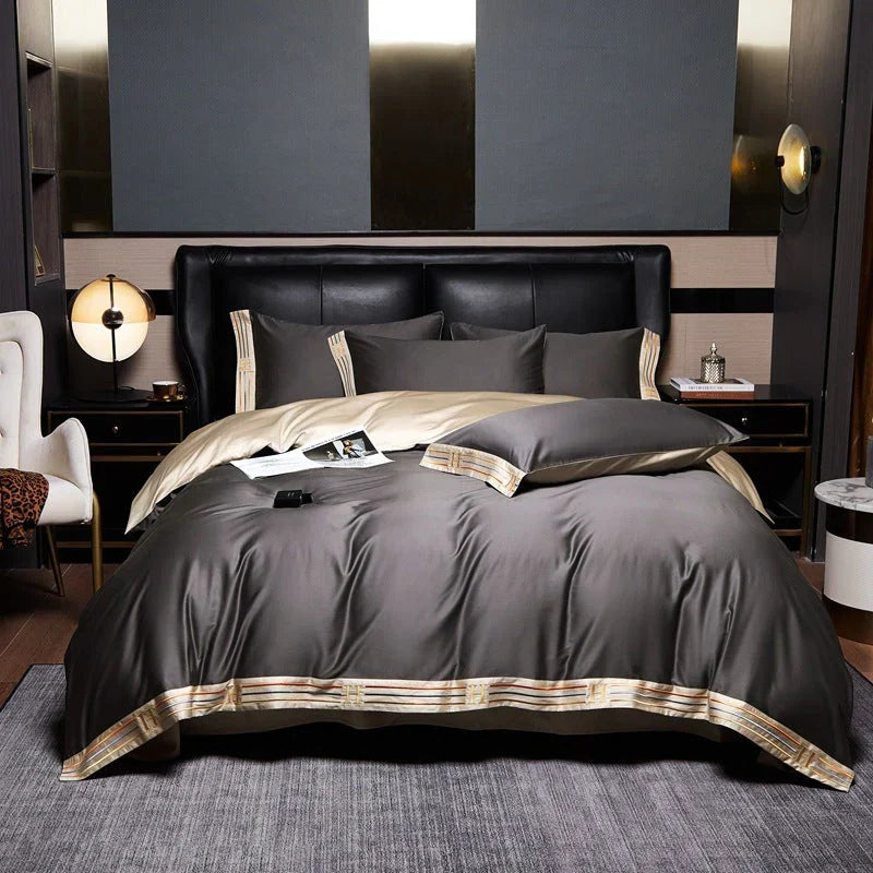 BowLift | Luxury Satin Bedding 4-Piece Set - OpulenceSleep