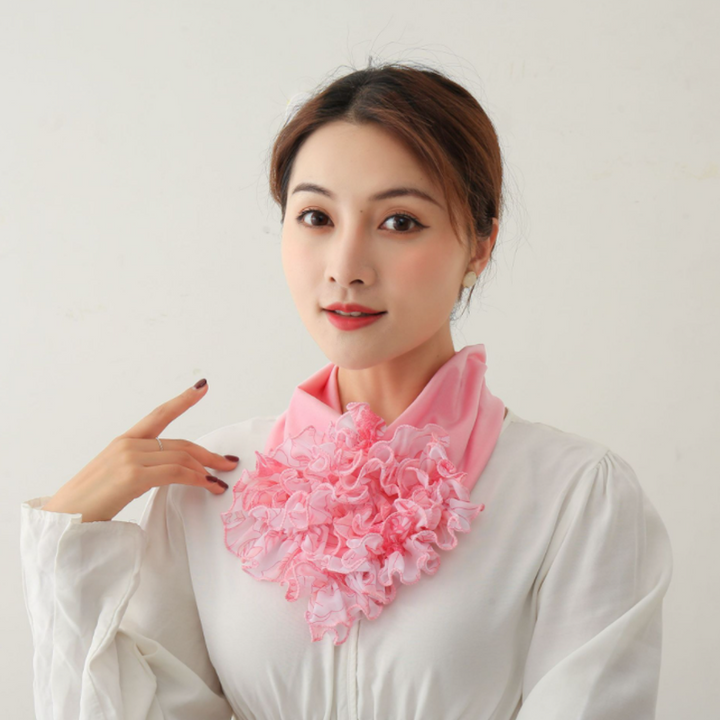 Azura | Fashion Lace Scarf Flower Collar